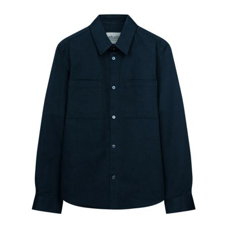 Seidensticker Overshirt Regular , Blauw , Heren , Maat: M