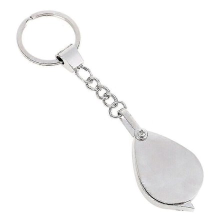 Kokoontaitettava suurennuslasi 15x suurennuslasi metallinen suurennuslasi linssi avaimella