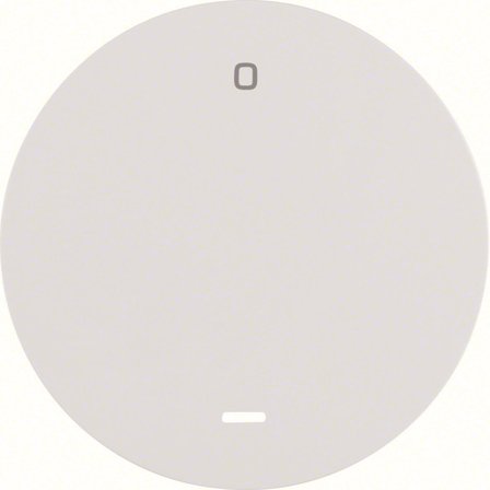 Hager 16242089 Vipu malleihin R.1 ja R.3 Yksiosainen vipu, valkoinen, symboli "0", Kytkimet & pistorasiat