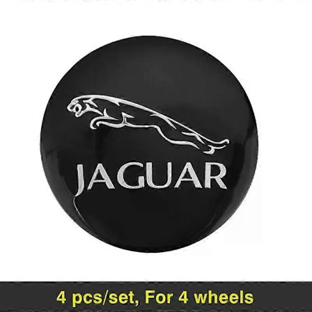 4 stk. Auto Styling Hjul Center Nav Kapsel Mærkat 56mm Dækning Biltilbehør Egnet til Jaguar XF 250 X Type F Pace Xj X351 Xe S Type XKR