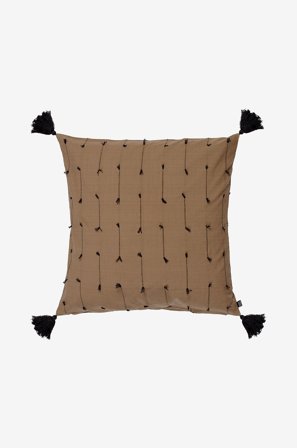 Eightmood - Tyynynpäällinen Ransvik 60x60 cm - Ruskea - Koristetyynyt & tyynynpäälliset - - Homeroom