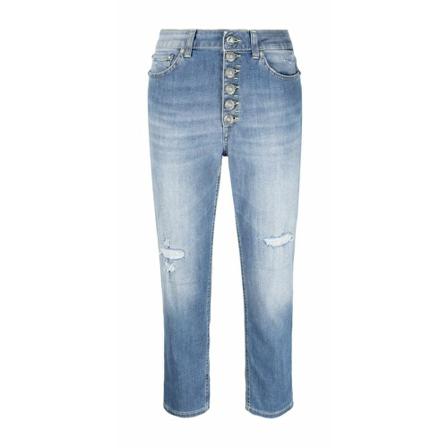 Dondup, Jeans Blauw, Dames, Maat:W30,Cotton