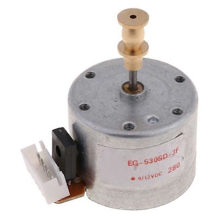 Grammofon Fonograf Motor Skivspelare Motor för Spelare EG530SD-3F DC5-12V LGL