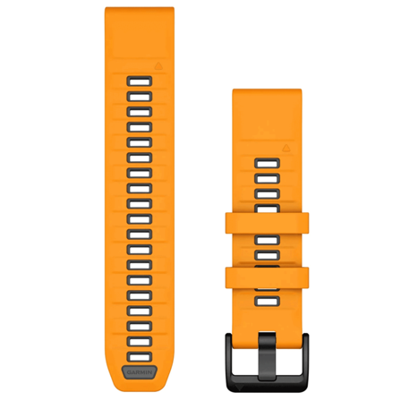 Garmin QuickFit 22 Silicone Spark Orange/Graphite