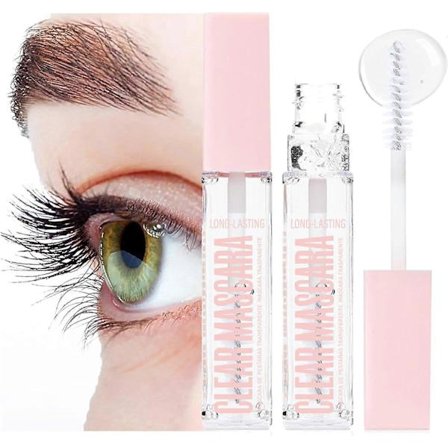 Klar Maskara for Øyevipper, Vanntett Tubing Maskara Øyeprimer for Sensitive Øyne, Naturlig Langvarig Lett Øyenvippe Styling, Hårmaskara