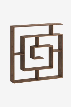 Homitis - Bokhylla Labirent - Brun - Bokhyllor - Från Homeroom