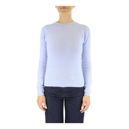 Roberto Collina Round-neck Strik Lilla, Dame Striktrøjer