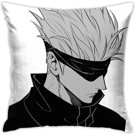Jujutsu Gojo Satoru Kuddfodral Ryomen Sukuna Itadori Yuji Mjuk Dekorativ Fyrkantig Case Kuddfodral Lyxiga Örngott Till Bäddsoffa C