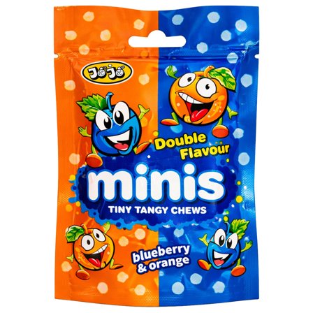 Surt Sejt Slik Appelsin/Blåbær 60 g