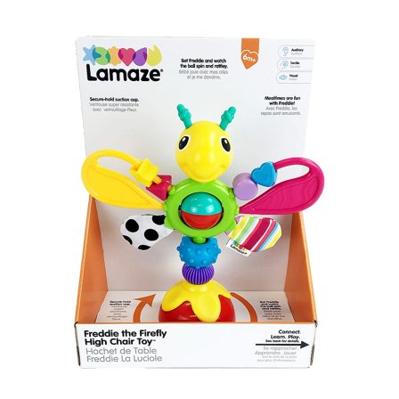 Lamaze Freddie The Firefly Highchair Toy, Børn & Forældre, Motorik & Bevægelse, Aktivitetslegetøj