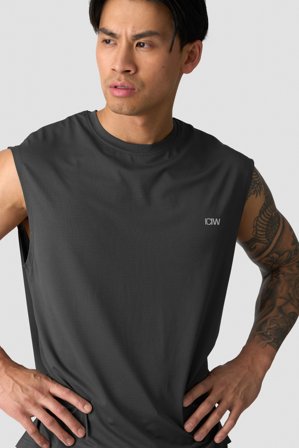 Stride Sleeveless T-shirt Graphite