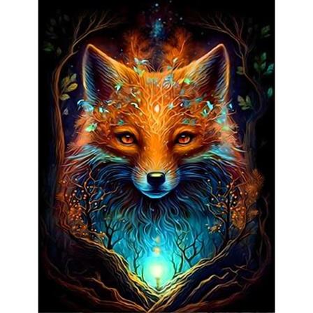 5D timanttimaalaus 30x40cm Eläin Kettu 26