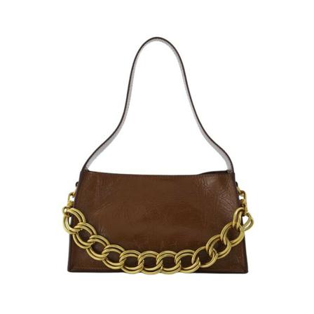 Manu Atelier, Mini Kesme Bag in Mocha Leather Bruin, Dames, Maat:ONE Size