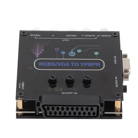 RGBS VGA SCART til YPBPR Komponent Konverter til SFC til Genesis til N64 til Dreamcast til Wii til MD til Saturn