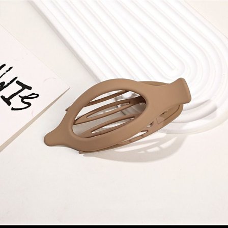 Duck Billed Hårklämmor Dam KHAKI