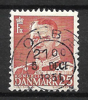 Danmark - AFA 321x - Stemplet