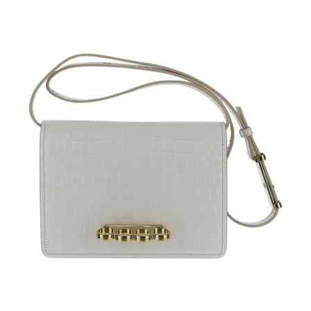 Alexander McQueen Shoulder Tas , Grijs , Dames , Maat: ONE Size Schoudertassen