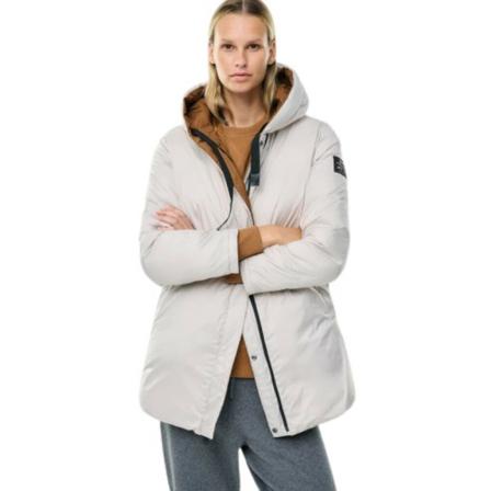 Ecoalf - Vinterjackor - Brun - Dam - Storlek: M, Dam, Storlek: M