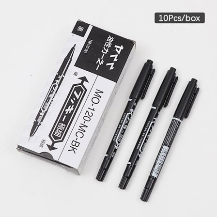 10 st/ set Twin Tip Permanent Art Markers Pens Fine Point Water - spot sales