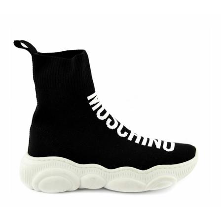 Moschino - Sneakers - Svart - Dam - Storlek: 37 Eu, Dam, Storlek: 37 EU