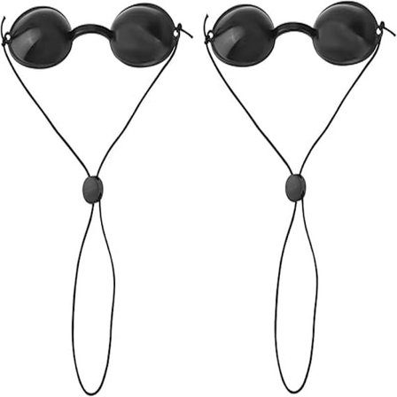 2 par beskyttelsesbriller til rødt lys øjenbeskyttelse, solbriller til kvinder solarium solbriller solbriller