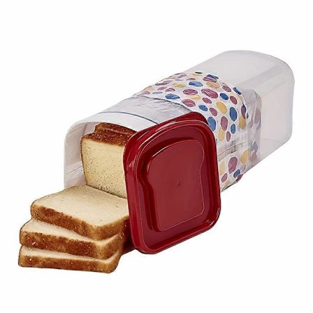 Brødboks med stor kapasitet og lekkasjesikkert lokk - Stabelbar kjøkkenorganisator for oppbevaring av brød, toast og korn - Essen