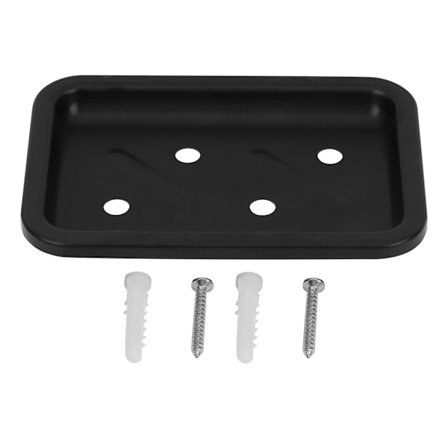 Black Space Aluminium Tvålkoppshållare Bricka Hylla Badrumstillbehör Väggmontering