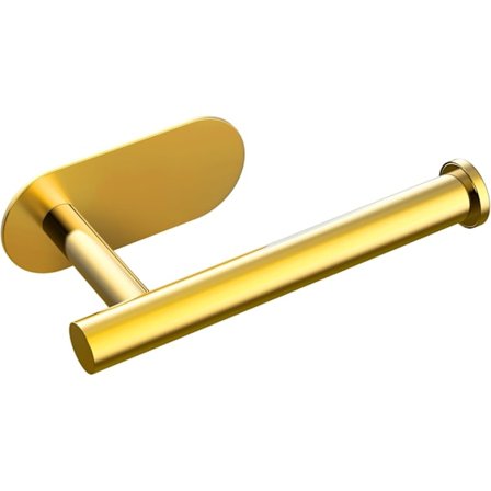 Toiletpapirholder Selvklæbende, SUS 304 Rustfrit Stål Vægmonteret Toiletpapirholder til Badeværelse, Toilet, Køkken - Ingen Boring