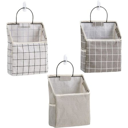 Tygväggmonterad förvaringsväska över dörrfickorganisatör f