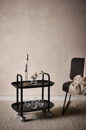 Jotex - Serveringsvogn Svart - TOYAMA - Kjøp Trillebord hos Jotex