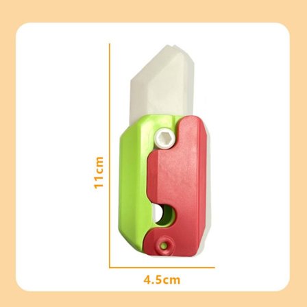 Gravity Porkkana Eraser Dekompressiolelu VIHREÄ JA PUNAINEN ILMAN TIETÄÄ