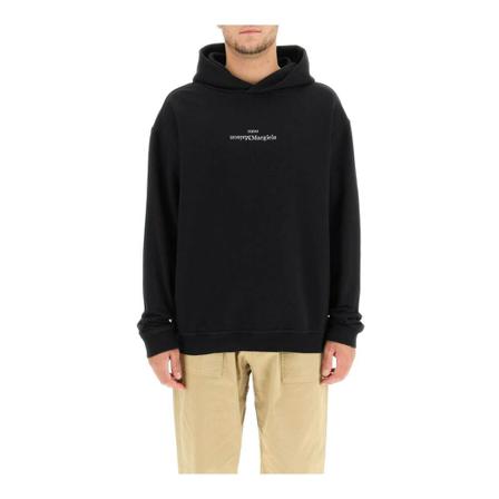 Maison Margiela, Sweatshirts Zwart, Heren, Maat:XL
