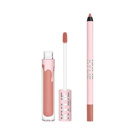 Kylie Cosmetics Velvet Liquid Lipstick & Lip Liner 700 Bare, Makeup, Læber, Lipliner