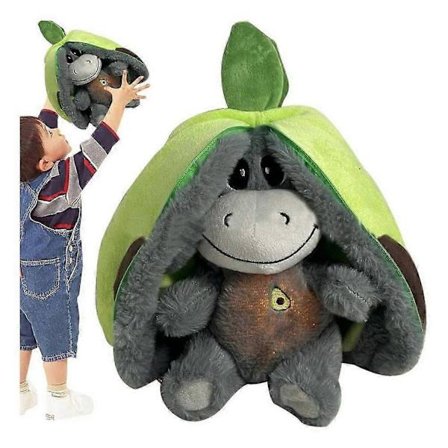 Hengittävä aasi, söpö pehmolelu