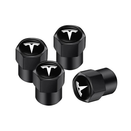 4 stk. Legering Bilventilhette Hjulventiler Støvdeksel Dekktilbehør For Tesla Model 3 Model S Model X Model Y Cybertruck Roadster