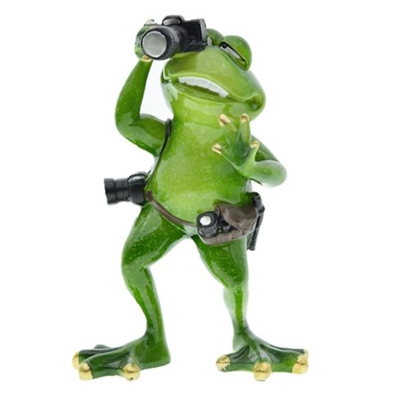 Hantverk Harts Groda Staty Skrivbordsdekoration Personlighet Groda Present