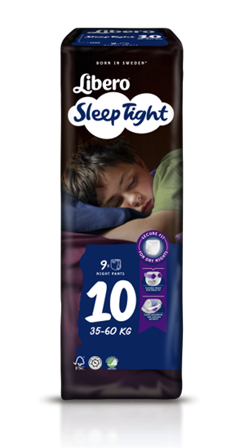 Libero SleepTight 10 Pannolini Da Notte Per Bambini 35-60kg 9