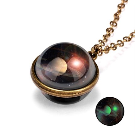 3st Glow Planet Halsband Galaxy Chain E E