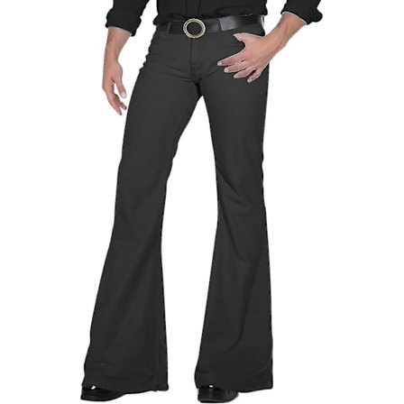70-tals Disco Byxor för Män, Utsvängda Jeans, 60- och 70-tals Utsvängda Byxor, Vintage Denim Jeans för Män