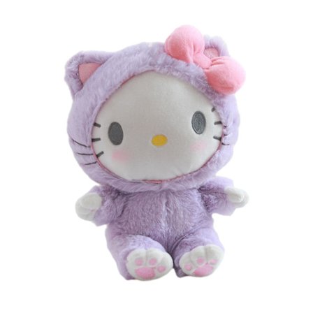 Kawaii Sanrio Kuromi Pehmolelu Pehmeät Pehmolelut Lelut Nukke Cinnamoroll Söpö My Melody Peluche Täytetty Sarjakuvahahmo Lahja Faneille Lapsille 