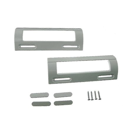 2 x Logik Universal Vit Kyl-Frysskåpsdörrhandtag 80mm-150mm Walkbee SZRH A-F