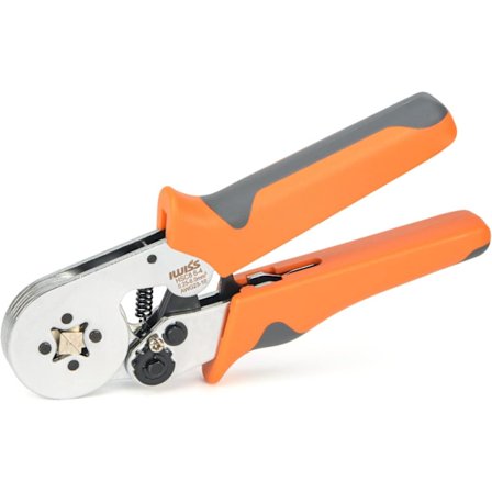 Krympværktøj, Bruges til 0,25-10,0 mm² Endehylstre Kabelsko, Selvjusterende Skralde Kabelskotang - Firkantpresning