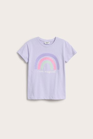 Kappahl | T-shirt med tryck | Lila
