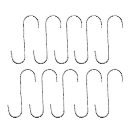 Grillhängare Rost Bbq Verktyg Köttkrokar Slakt Stainless Steel Kök 10st