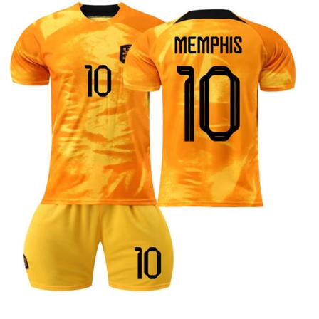 22 Nederländerna tröja Hem no. 10 Memphis tröja L(175180cm)
