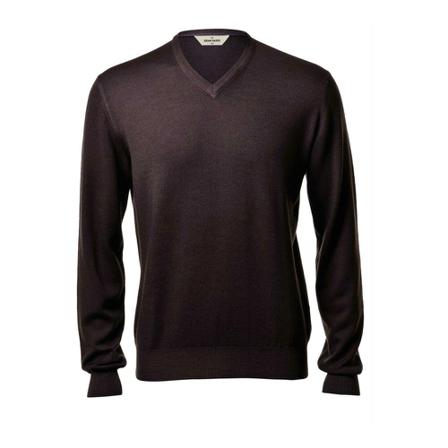 Gran Sasso, Sweater Bruin, Heren, Maat:XL