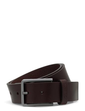 35Mm Essential Belt Accessories Belts Classic Belts Brun Calvin Klein