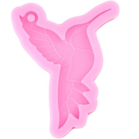 2 STK Resin Hummingbird Form Nyckelring Mould Form