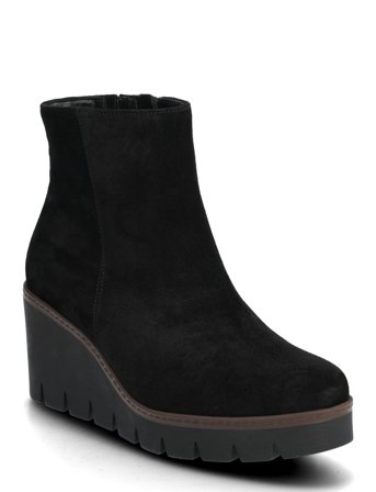 Wedge Ankle Boot Black Gabor