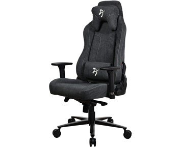 Arozzi Vernazza Soft Fabric Dark Grey - Gamingstol med slitstark klädsel & ergonomisk design